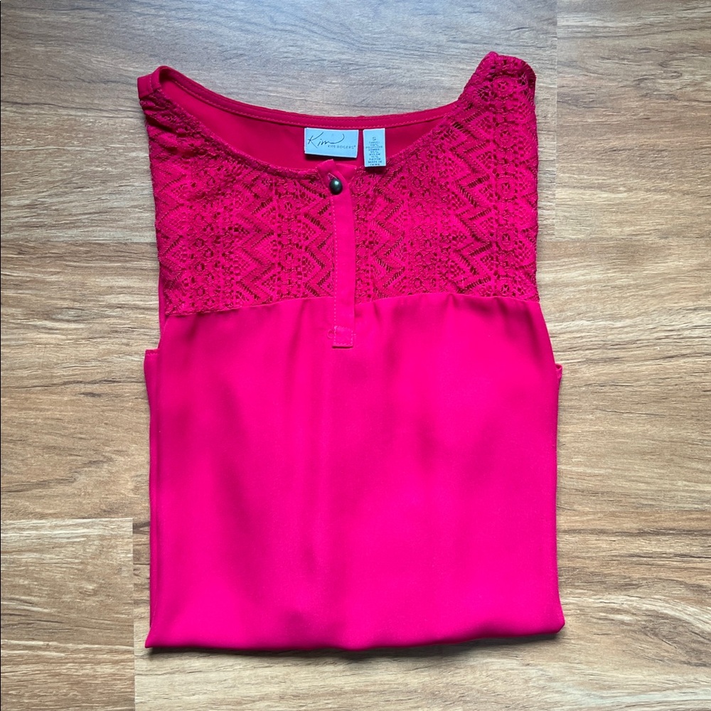 Red/Ruby Blouse